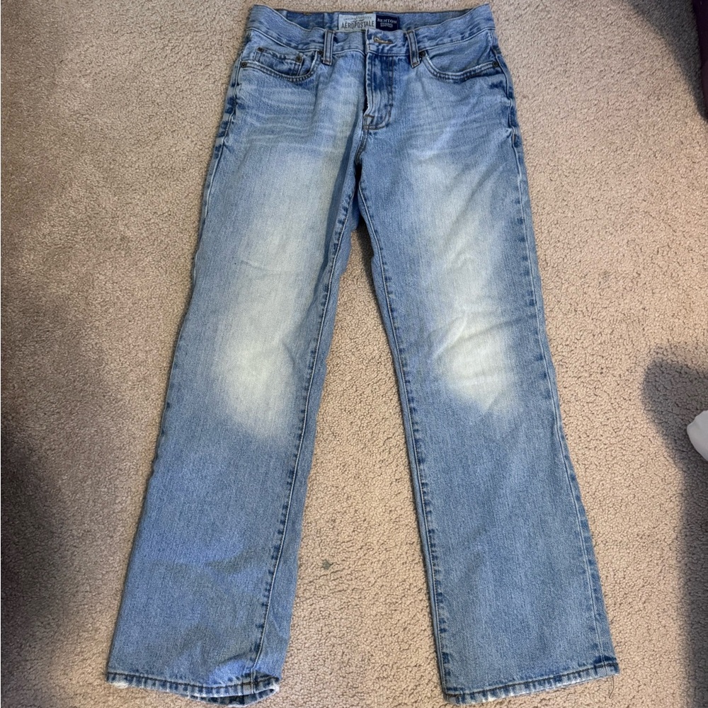 Aeropostale men’s Lightwash Bootcut Jeans